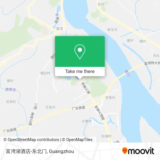 富湾湖酒店-东北门 map