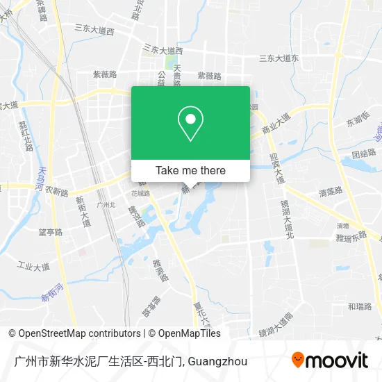 广州市新华水泥厂生活区-西北门 map