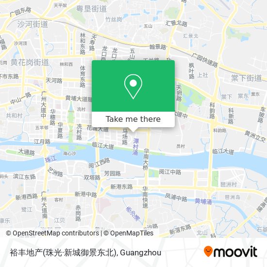 裕丰地产(珠光·新城御景东北) map