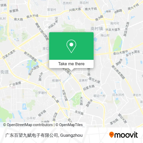 广东百望九赋电子有限公司 map