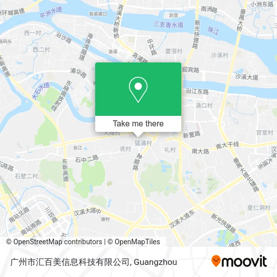 广州市汇百美信息科技有限公司 map