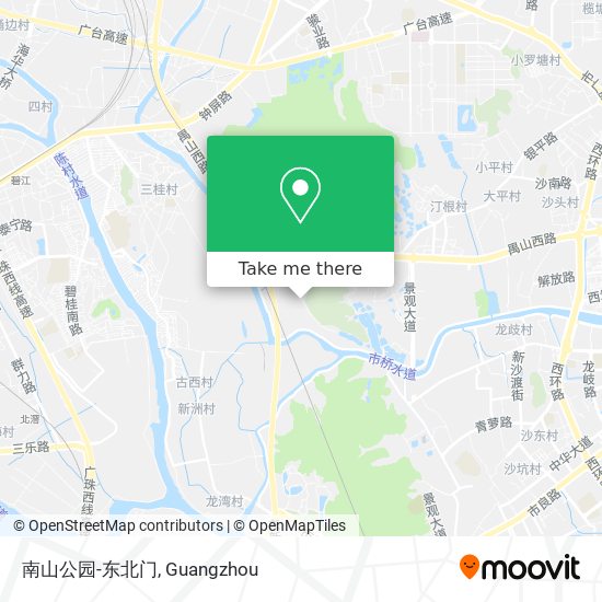 南山公园-东北门 map