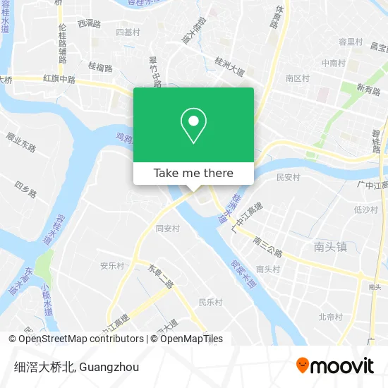 细滘大桥北 map