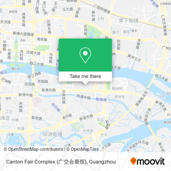 Canton Fair Complex (广交会展馆) map