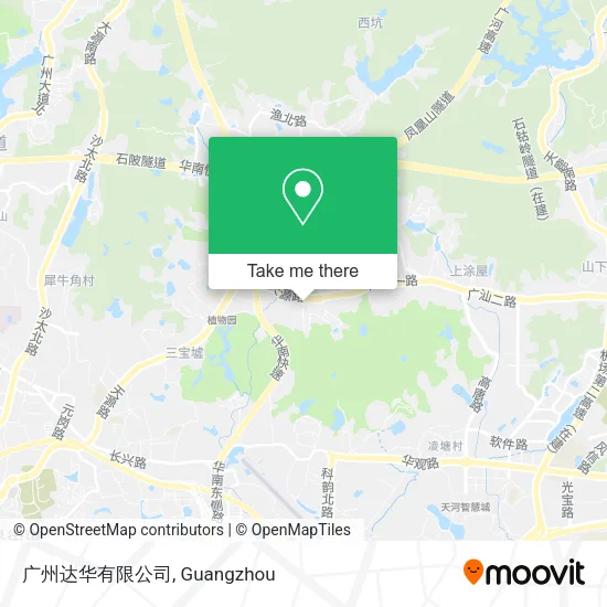 广州达华有限公司 map