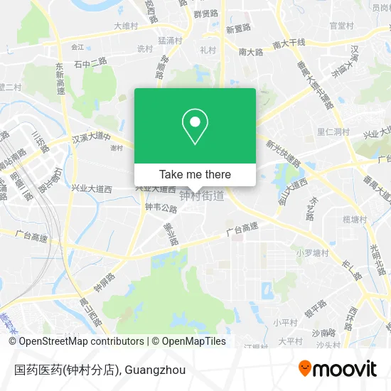 国药医药(钟村分店) map