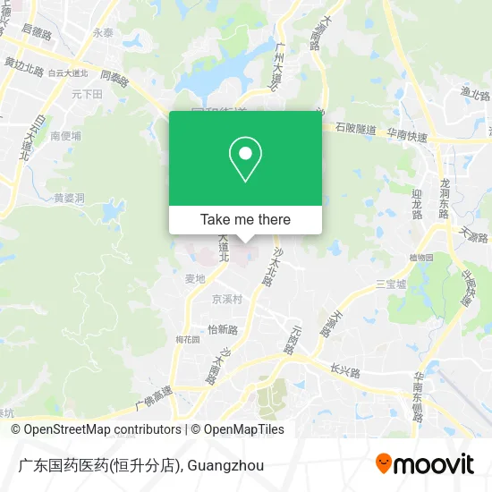 广东国药医药(恒升分店) map