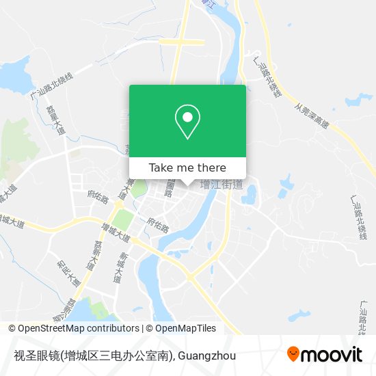 视圣眼镜(增城区三电办公室南) map