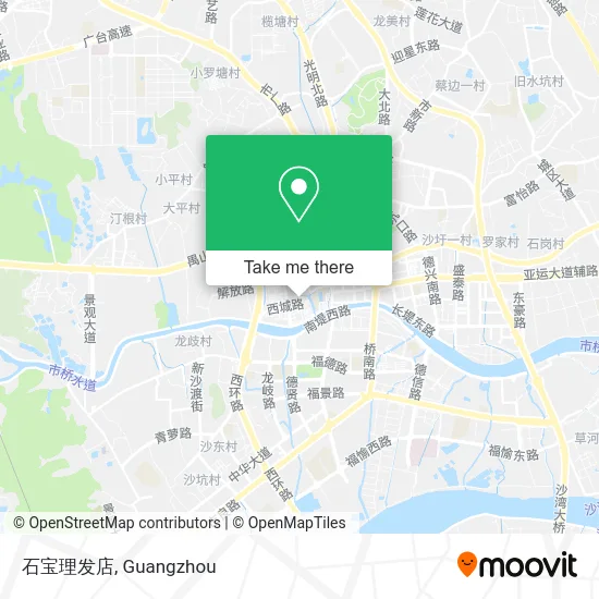 石宝理发店 map