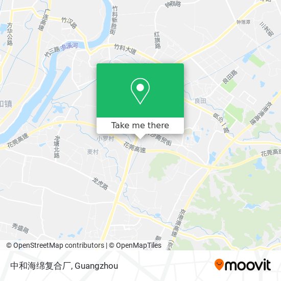 中和海绵复合厂 map