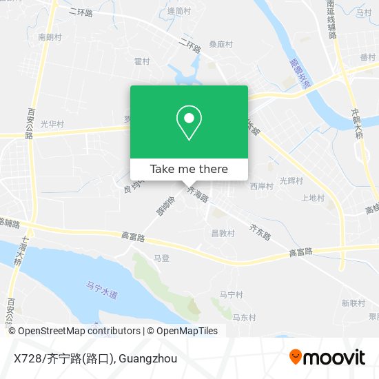 X728/齐宁路(路口) map