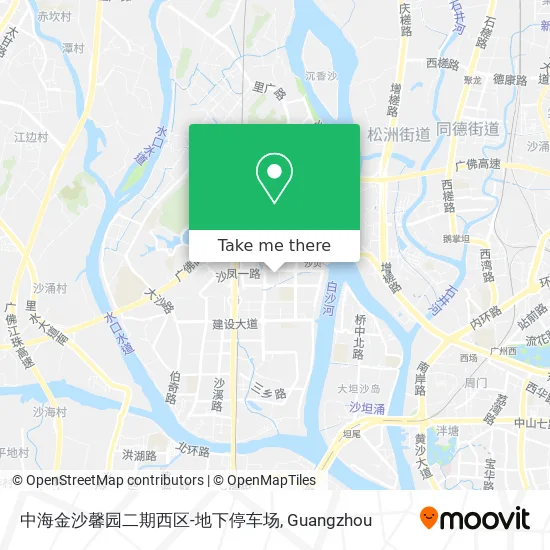中海金沙馨园二期西区-地下停车场 map