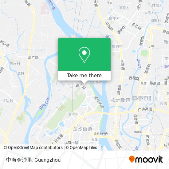 中海金沙里 map