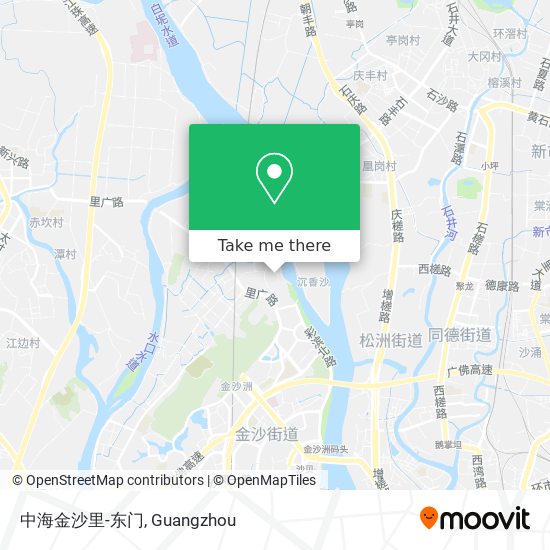 中海金沙里-东门 map