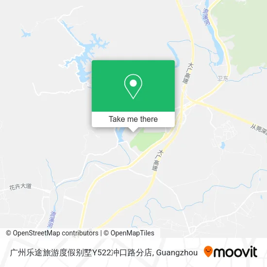 广州乐途旅游度假别墅Y522冲口路分店 map