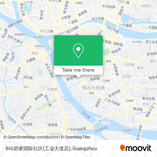 BIG碧家国际社区(工业大道店) map