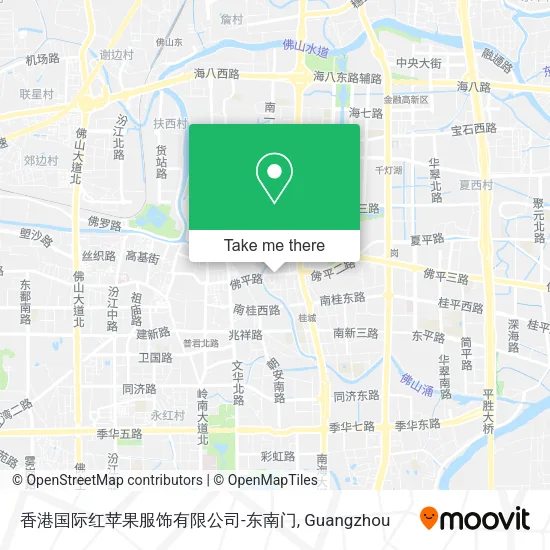 香港国际红苹果服饰有限公司-东南门 map