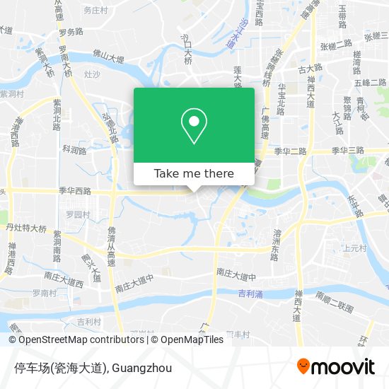 停车场(瓷海大道) map