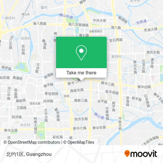 北约1区 map