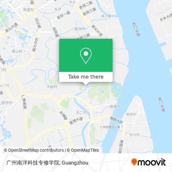 广州南洋科技专修学院 map