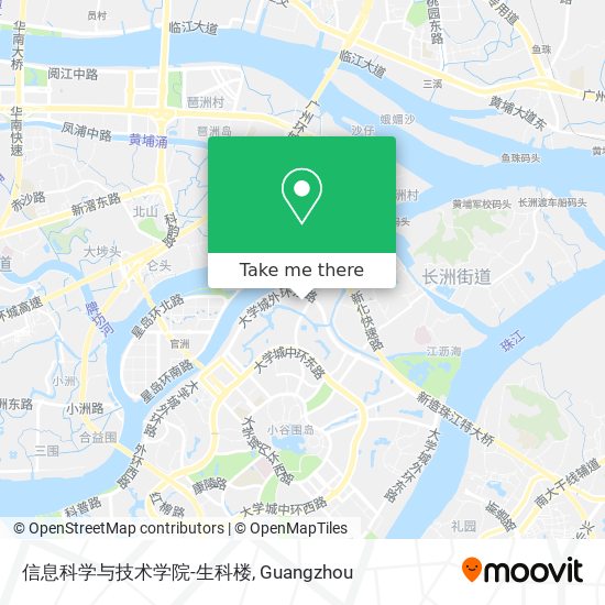 信息科学与技术学院-生科楼 map
