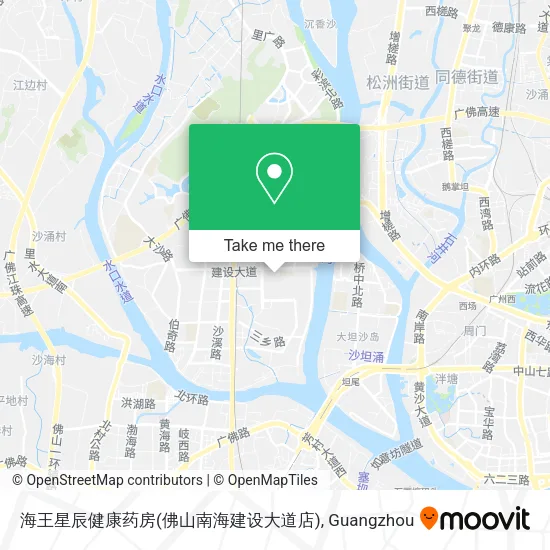 海王星辰健康药房(佛山南海建设大道店) map