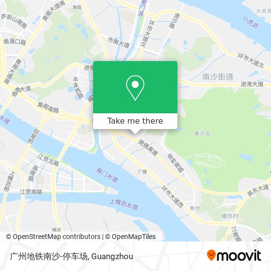 广州地铁南沙-停车场 map
