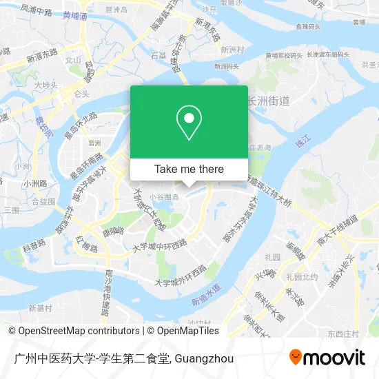 广州中医药大学-学生第二食堂 map