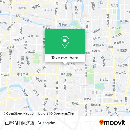 正新鸡排(同济店) map
