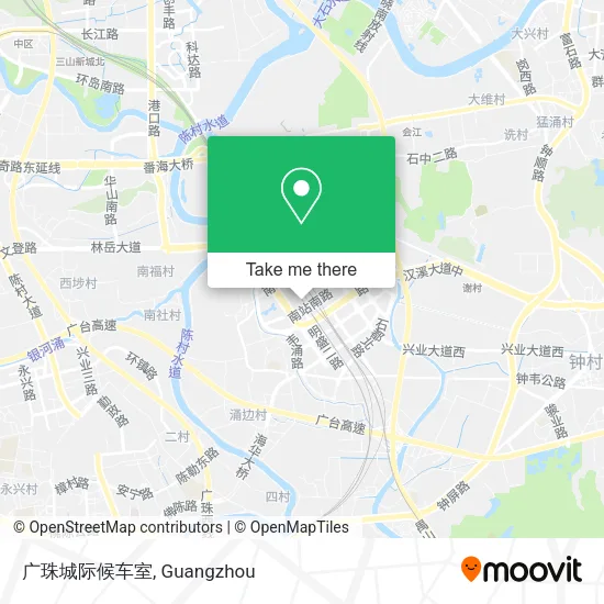 广珠城际候车室 map