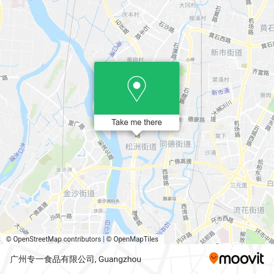 广州专一食品有限公司 map