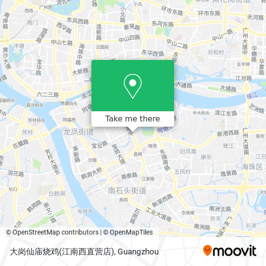 大岗仙庙烧鸡(江南西直营店) map