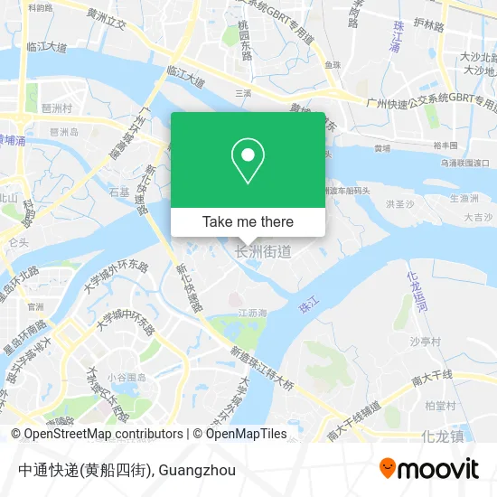 中通快递(黄船四街) map