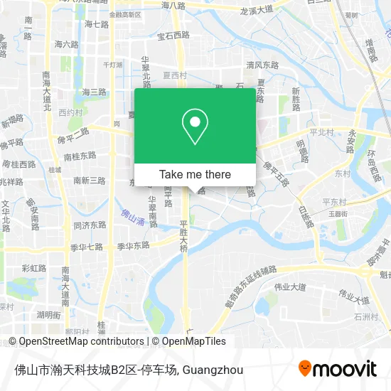 佛山市瀚天科技城B2区-停车场 map