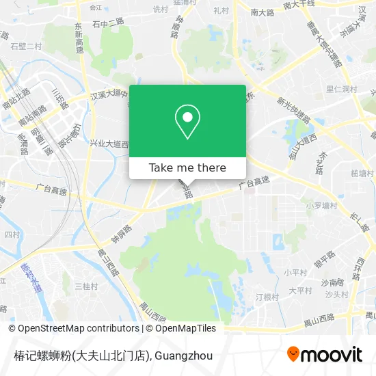 椿记螺蛳粉(大夫山北门店) map