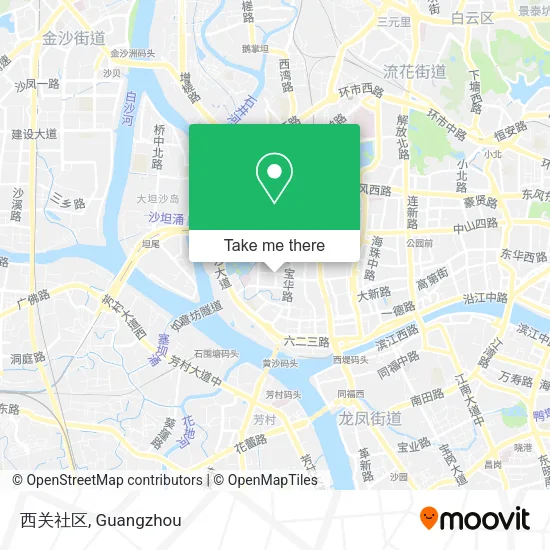 西关社区 map