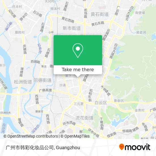 广州市韩彩化妆品公司 map