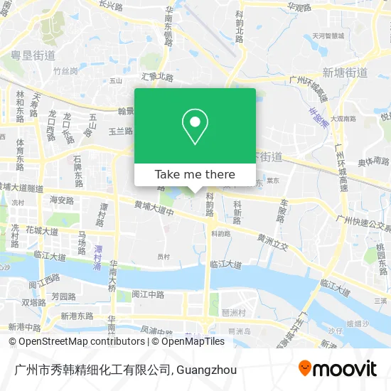广州市秀韩精细化工有限公司 map