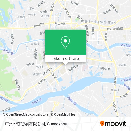 广州华尊贸易有限公司 map