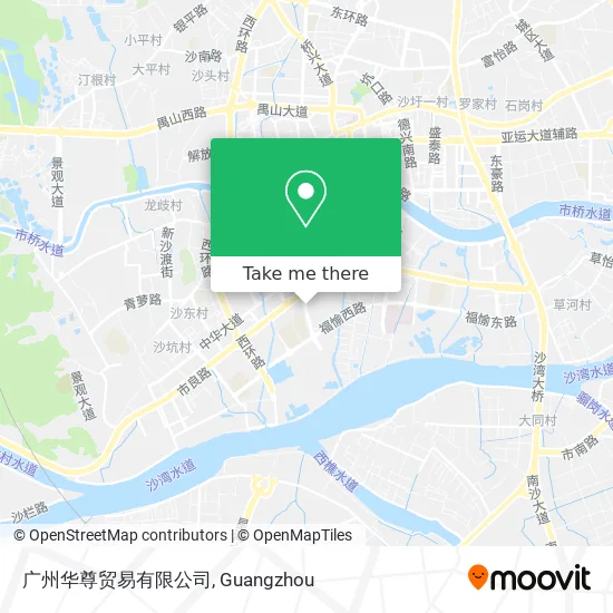 广州华尊贸易有限公司 map