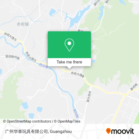 广州华泰玩具有限公司 map
