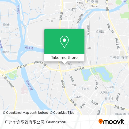 广州华亦乐器有限公司 map