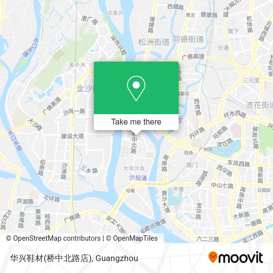 华兴鞋材(桥中北路店) map