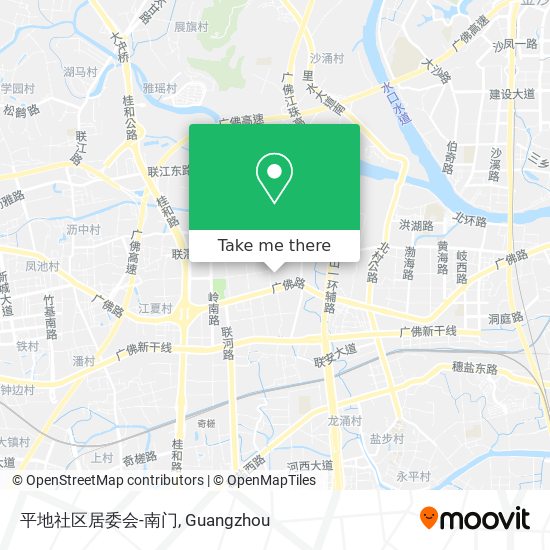 平地社区居委会-南门 map
