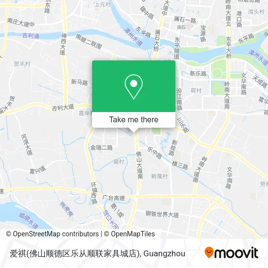 爱祺(佛山顺德区乐从顺联家具城店) map