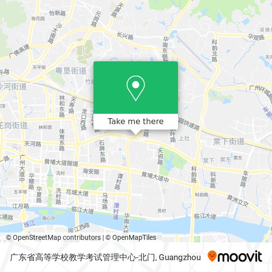 广东省高等学校教学考试管理中心-北门 map