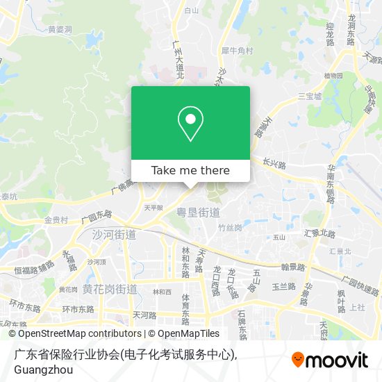 广东省保险行业协会(电子化考试服务中心) map