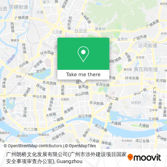 广州朗桥文化发展有限公司(广州市涉外建设项目国家安全事项审查办公室) map