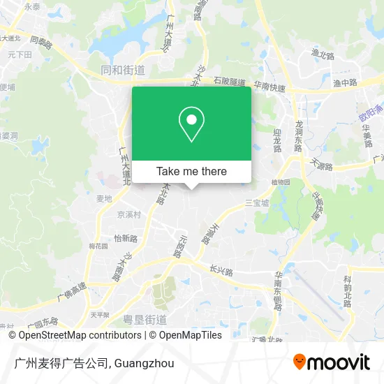 广州麦得广告公司 map