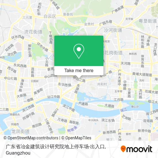 广东省冶金建筑设计研究院地上停车场-出入口 map